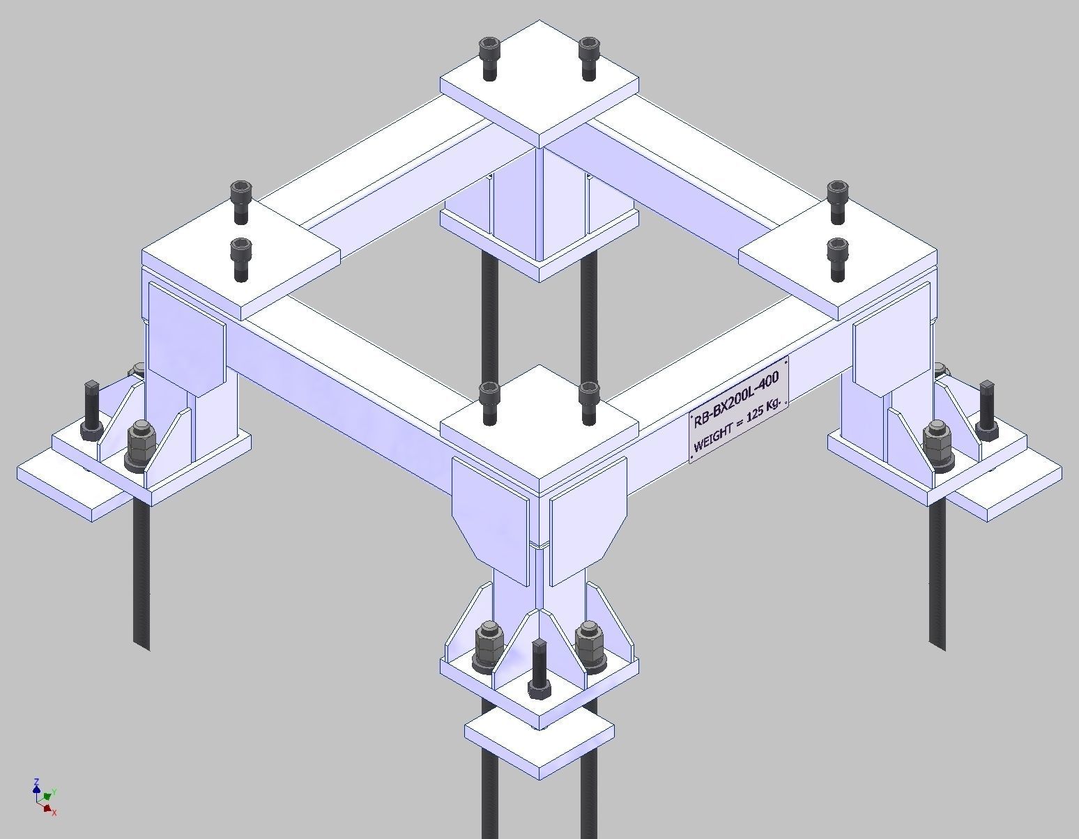 26374-ROBOT BASE BX200L-400 3D model_9