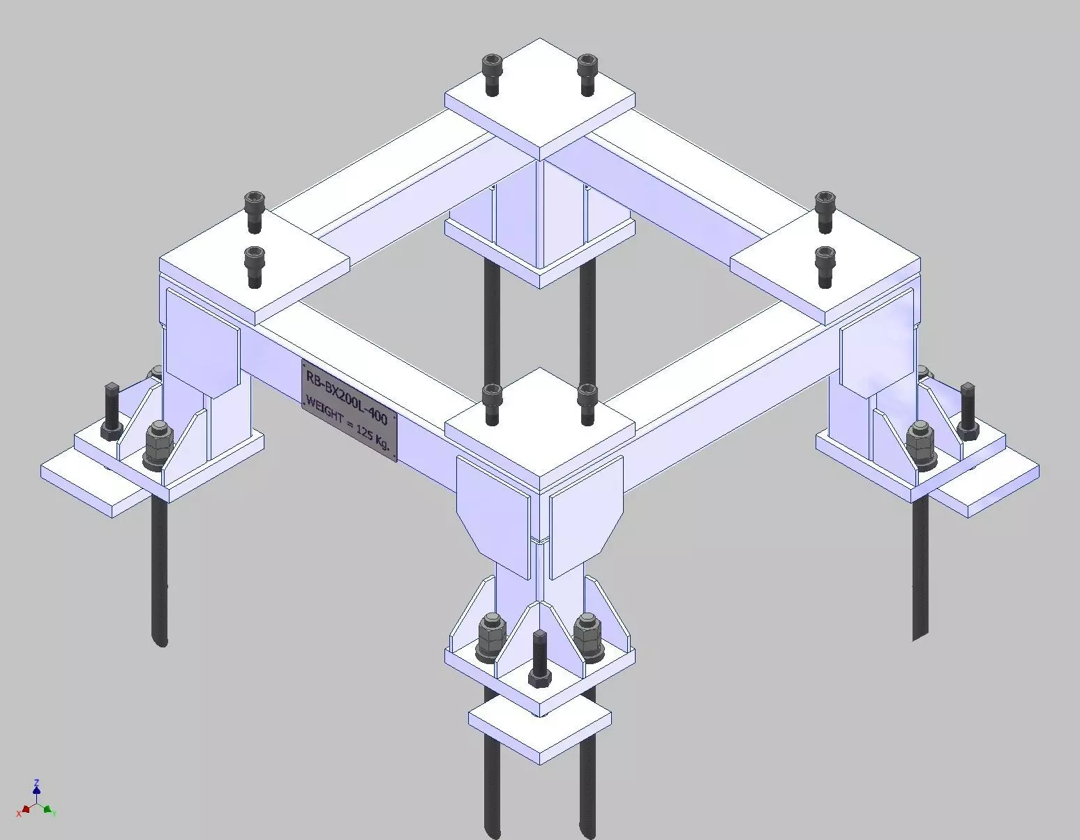 26374-ROBOT BASE BX200L-400 3D model_0