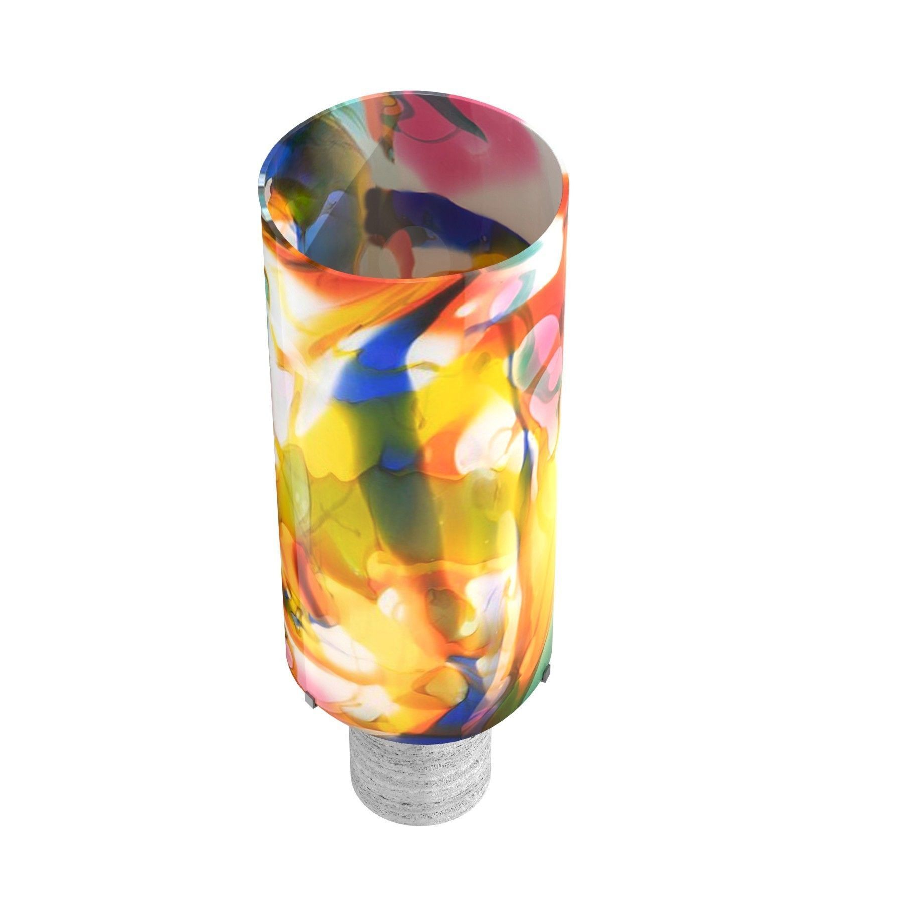 Maarten De Ceulaer stained glass table light 150 3D model_1