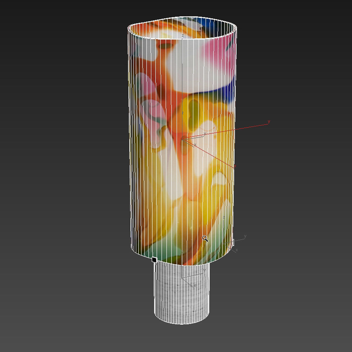 Maarten De Ceulaer stained glass table light 150 3D model_6
