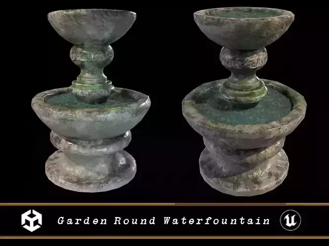 Garden Round Waterfountain