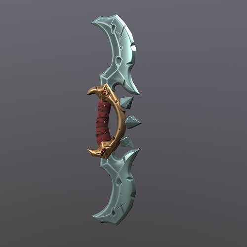 dagger Free low-poly 3D model
