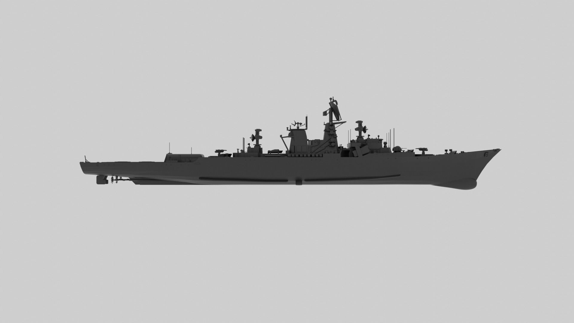 FGS Scharnhorst - Fictional model for small scale printing 3D print model_15