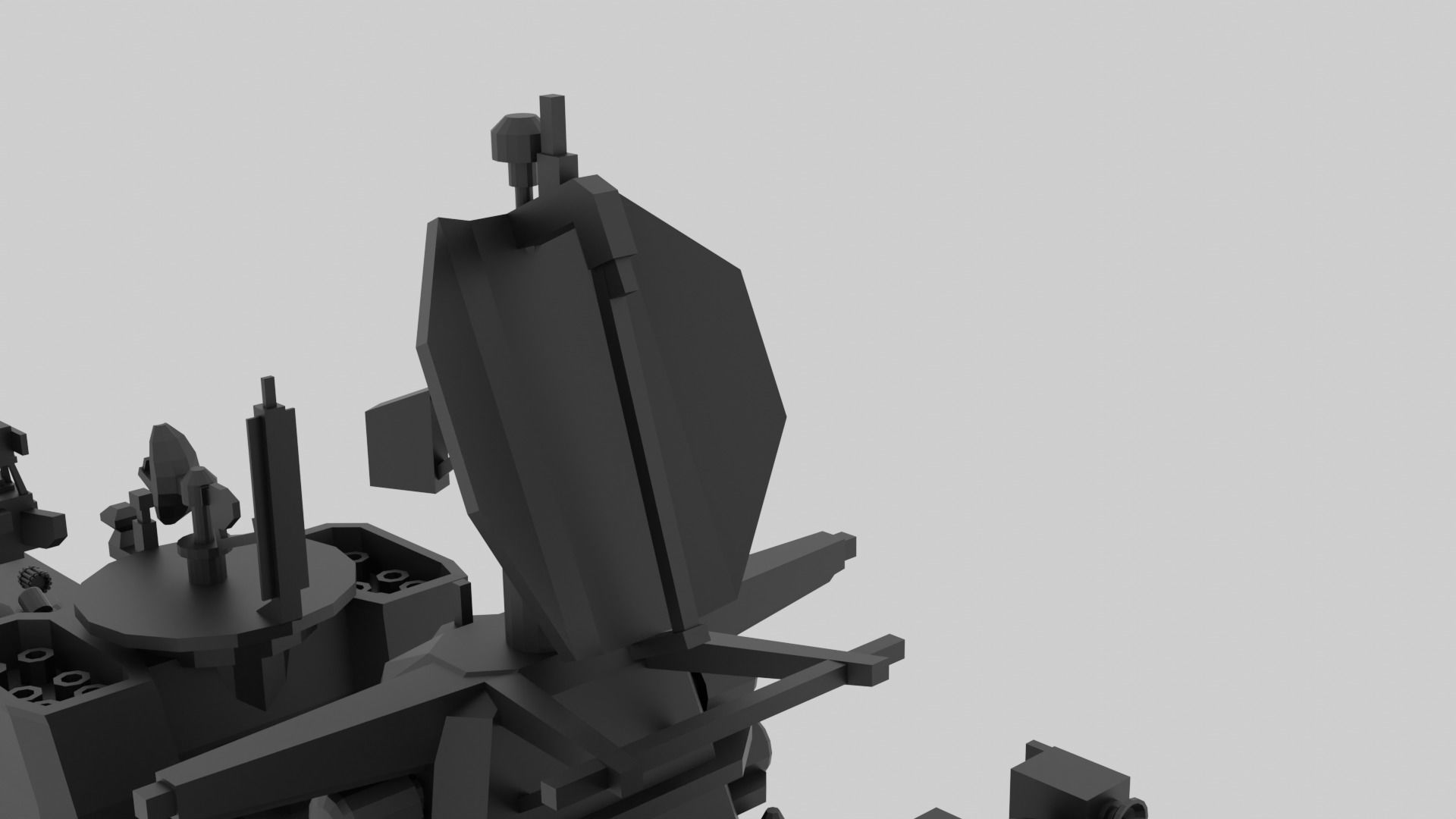 FGS Scharnhorst - Fictional model for small scale printing 3D print model_5