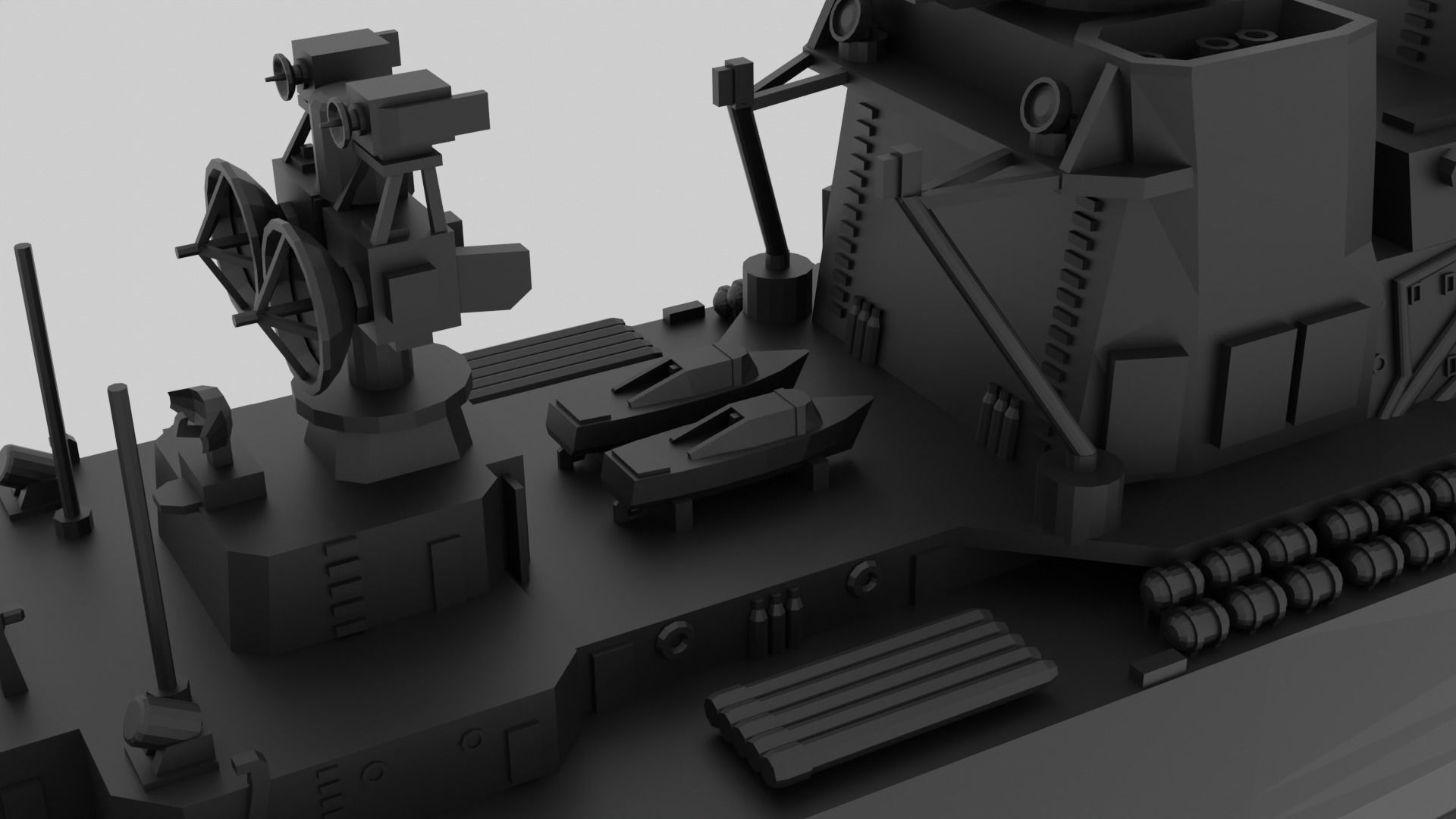 FGS Scharnhorst - Fictional model for small scale printing 3D print model_9