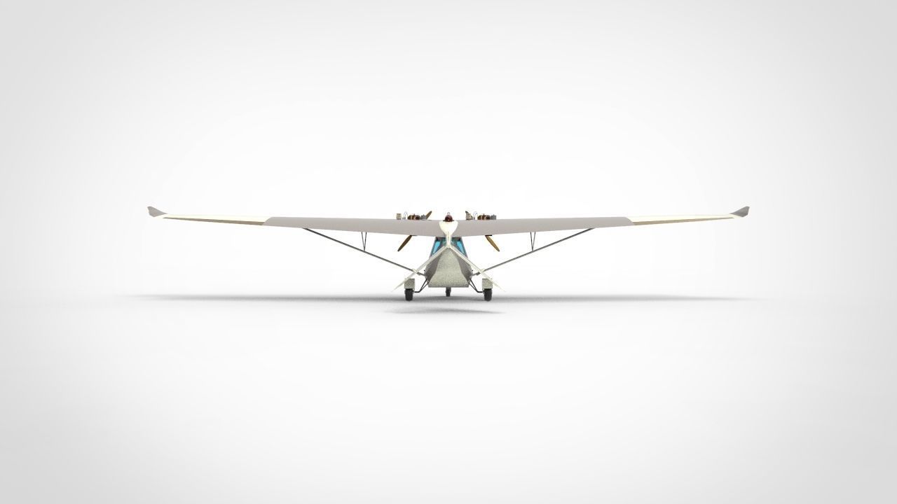Ultraflight Lazair Airplane 3D model_2