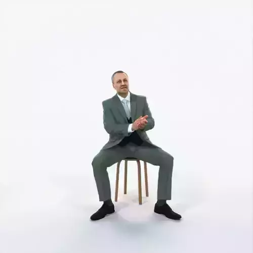 Fortitude 13L Clapping Sitting Business Man