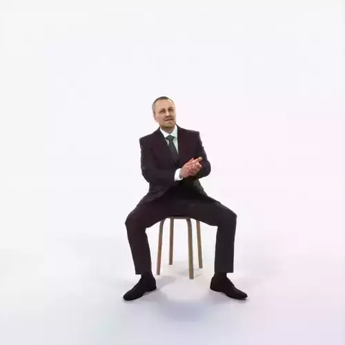 Fortitude 13I Clapping Sitting Business Man