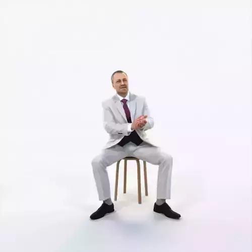 Fortitude 13C Clapping Sitting Business Man