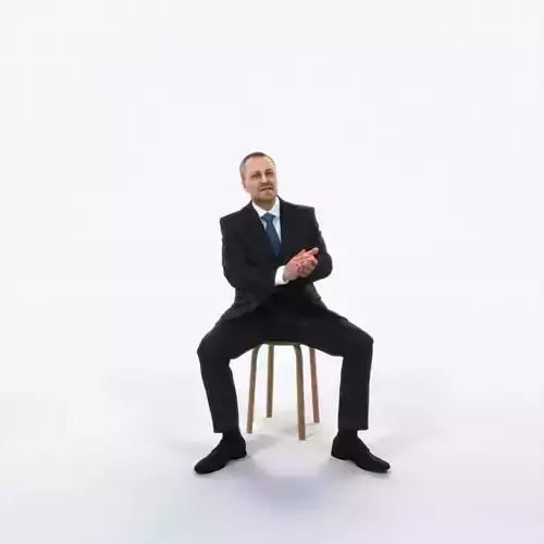 Fortitude 13B Clapping Sitting Business Man