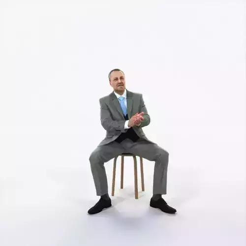 Fortitude 13A Clapping Sitting Business Man