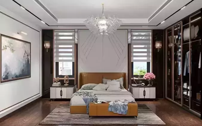 Luxury Interior Bedroom design  01 Design 