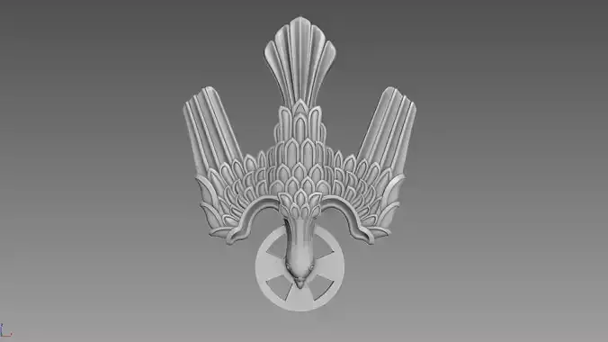 Symbol of the Holy Spirit of God relief