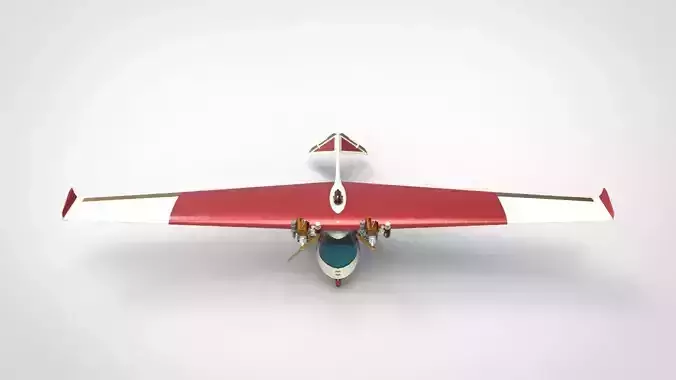 Ultraflight Lazair airplane 3D model Ultraflight Lazair airplane 3D model