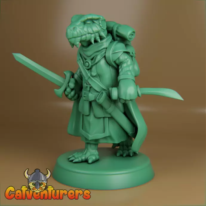 Lizard Ranger 3D print model
