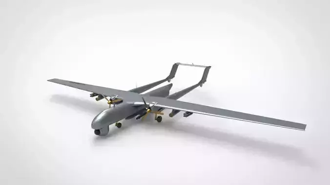 TAI Anka Turkish Drone UAV 3D model