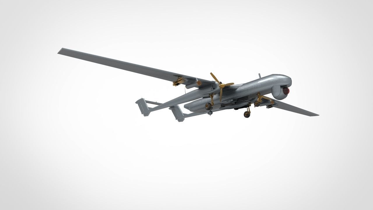TAI Anka Turkish Drone UAV 3D model_3