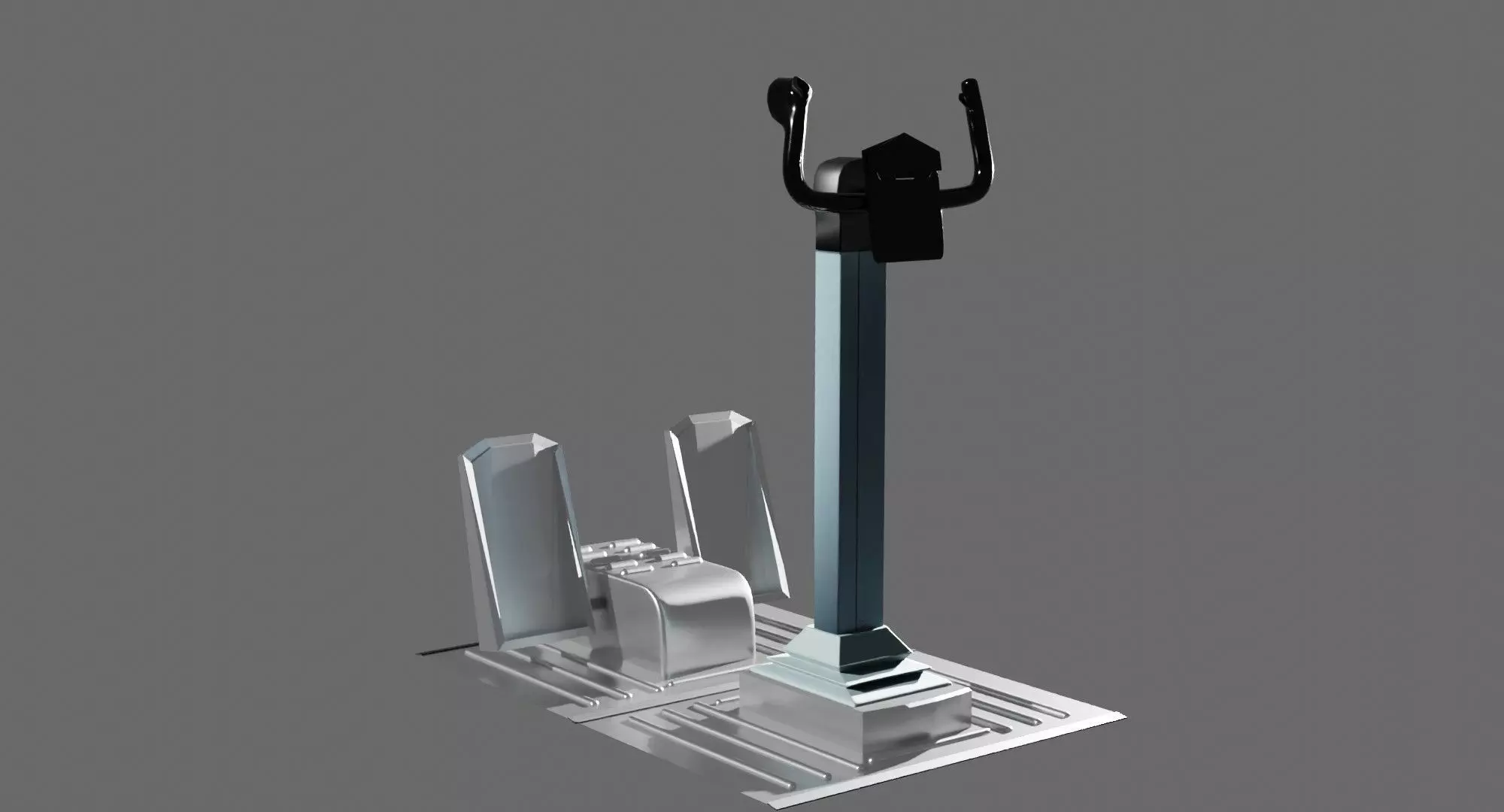 ART 72 600 Yoke Low-poly 3D model