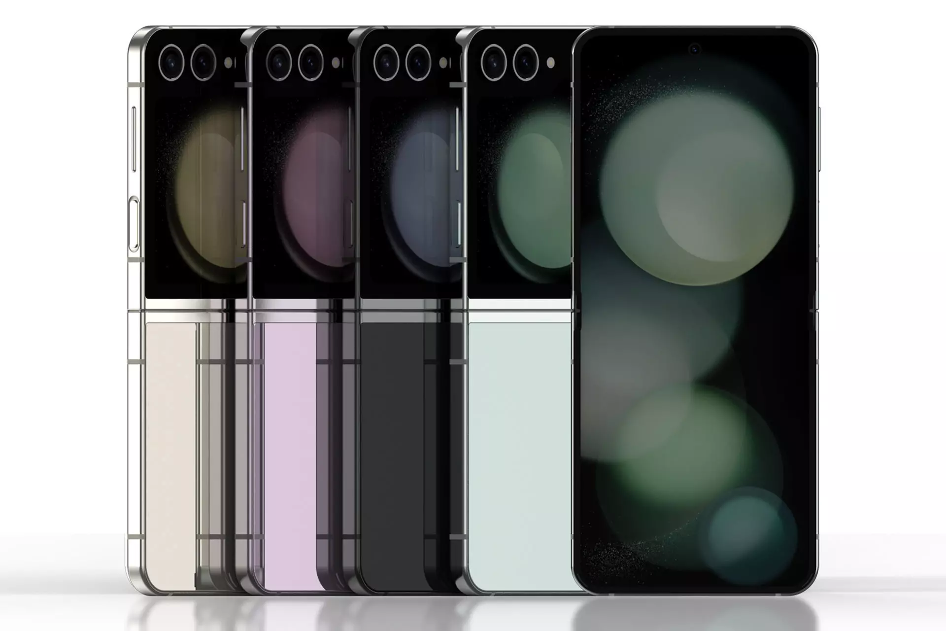 SAMSUNG Galaxy Z Flip5 All Colors 3D model