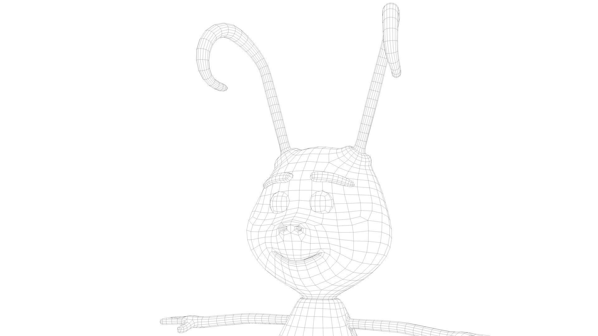 Cartoon Ant Low-poly 3D model_16