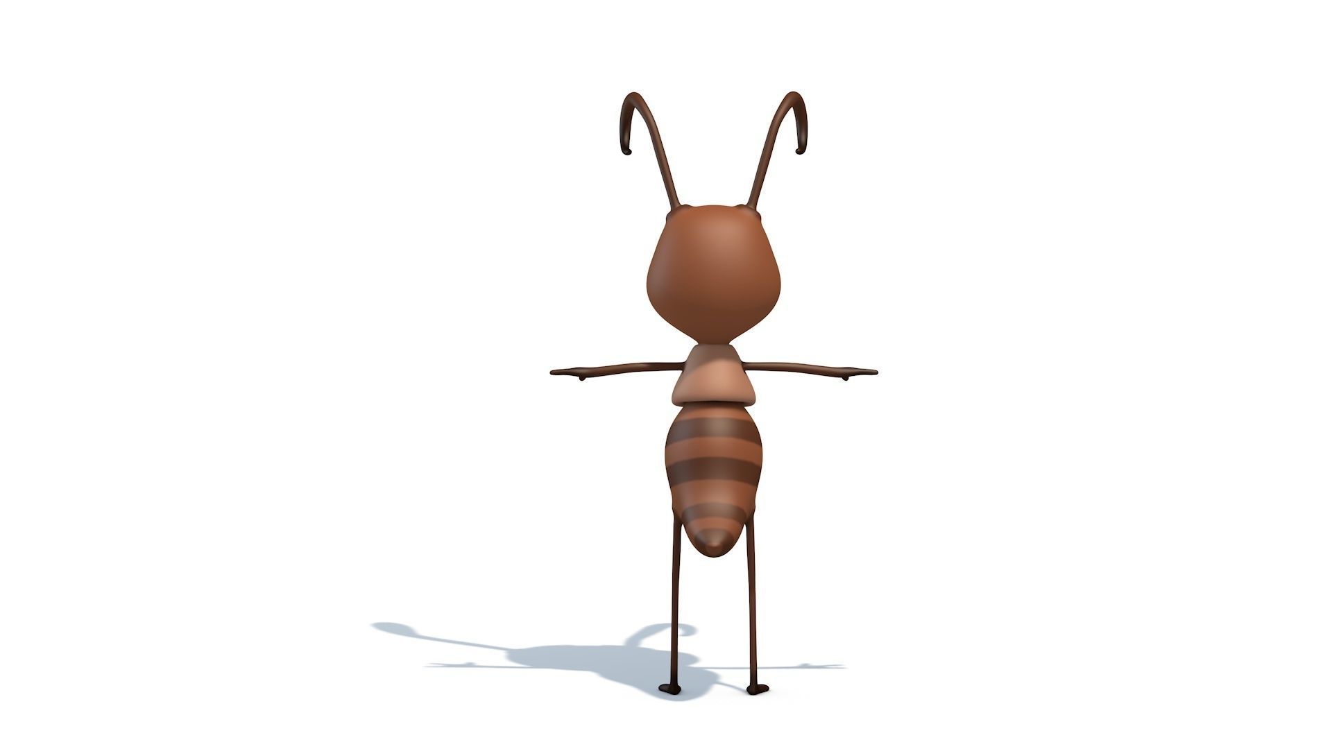Cartoon Ant Low-poly 3D model_5