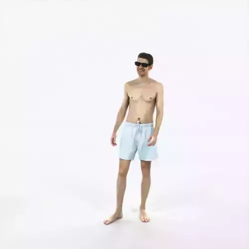 Jayne 08D Beach Listening Sports Man