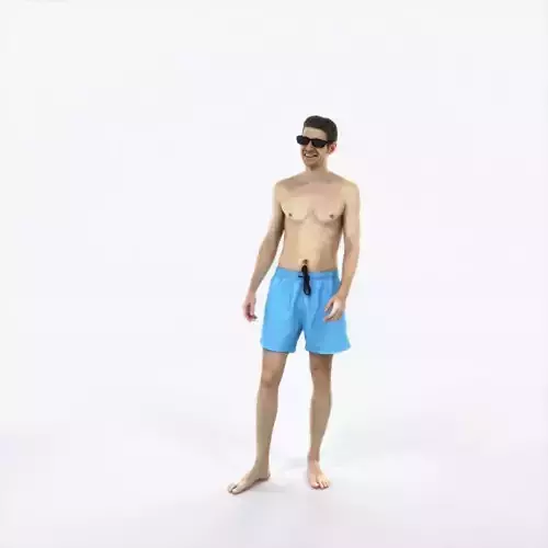 Jayne 08A Beach Listening Sports Man