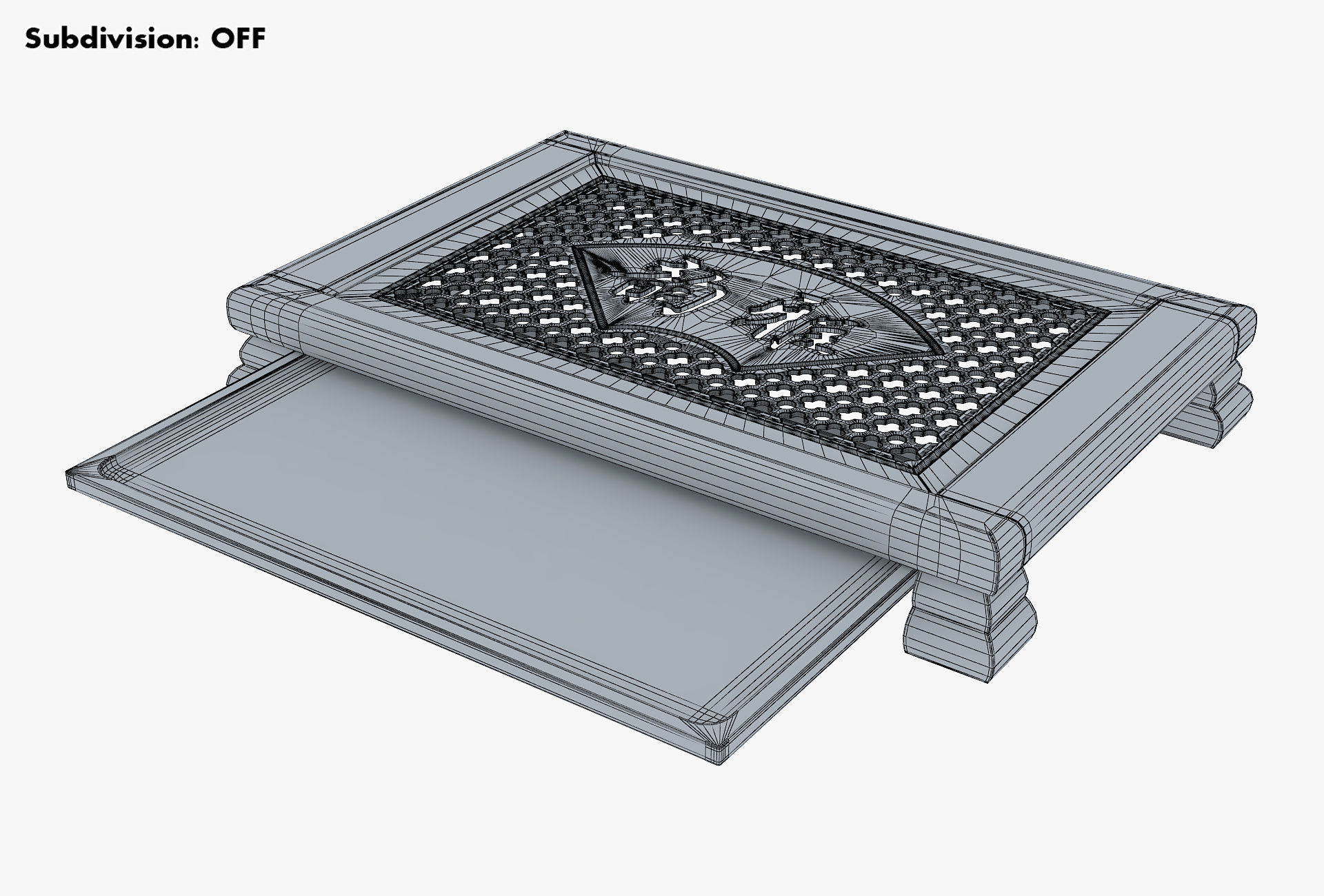 Chinese Tea Table Chaban M 1 3D model_11