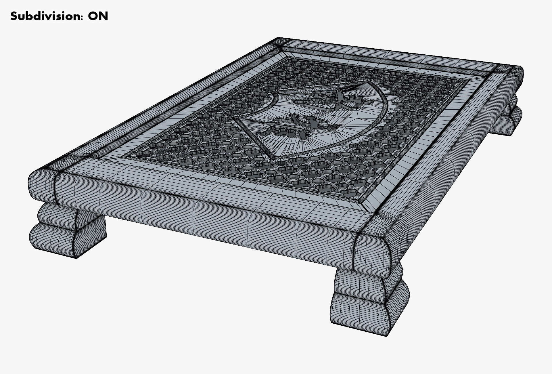 Chinese Tea Table Chaban M 1 3D model_14
