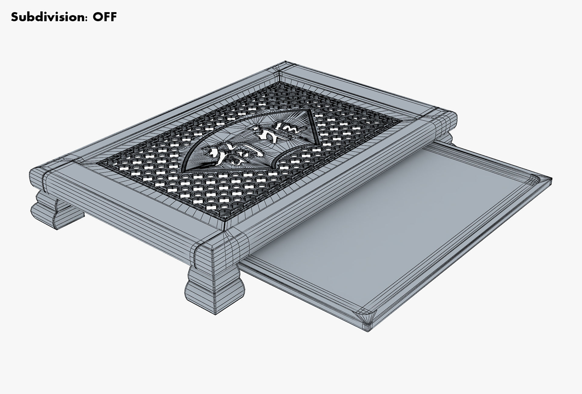 Chinese Tea Table Chaban M 1 3D model_17