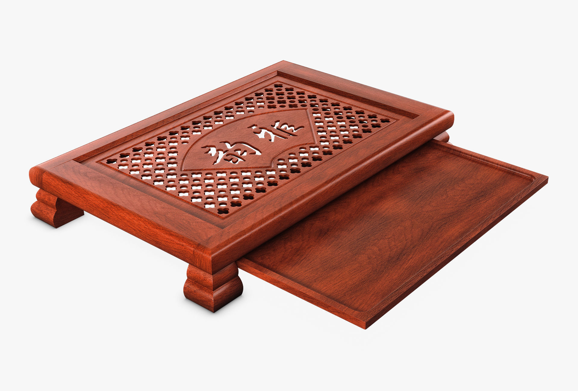 Chinese Tea Table Chaban M 1 3D model_4