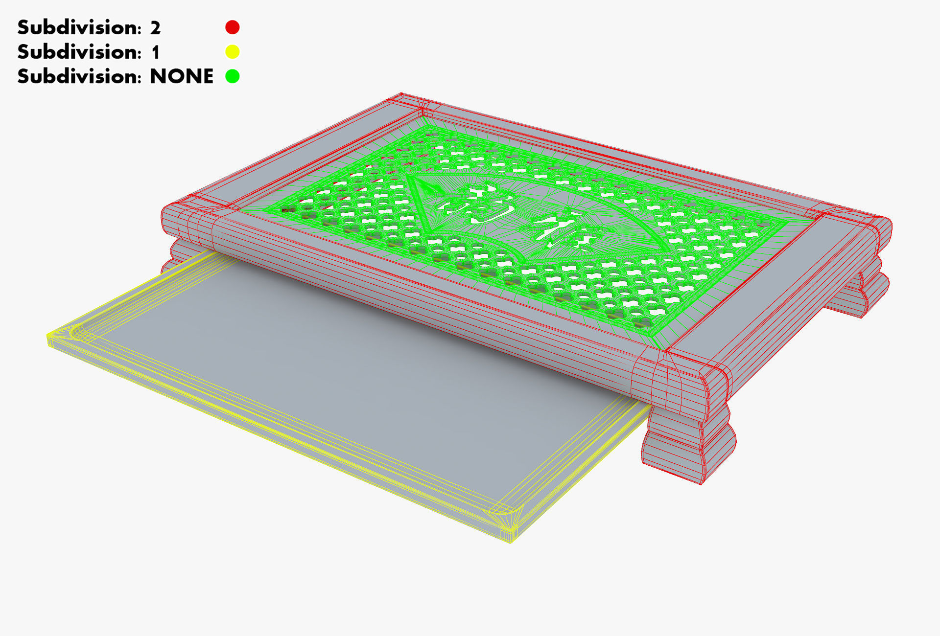 Chinese Tea Table Chaban M 1 3D model_26
