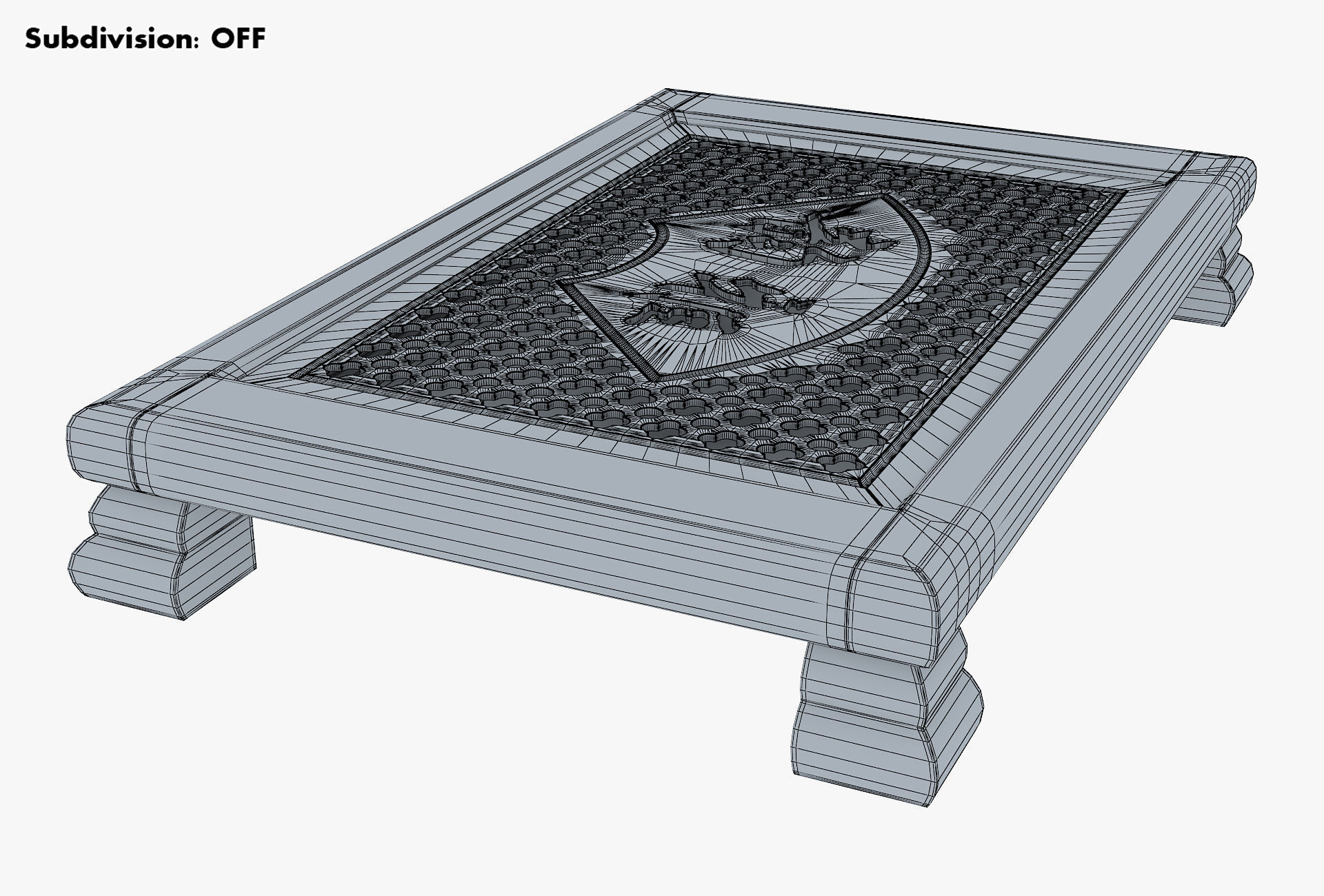 Chinese Tea Table Chaban M 1 3D model_15