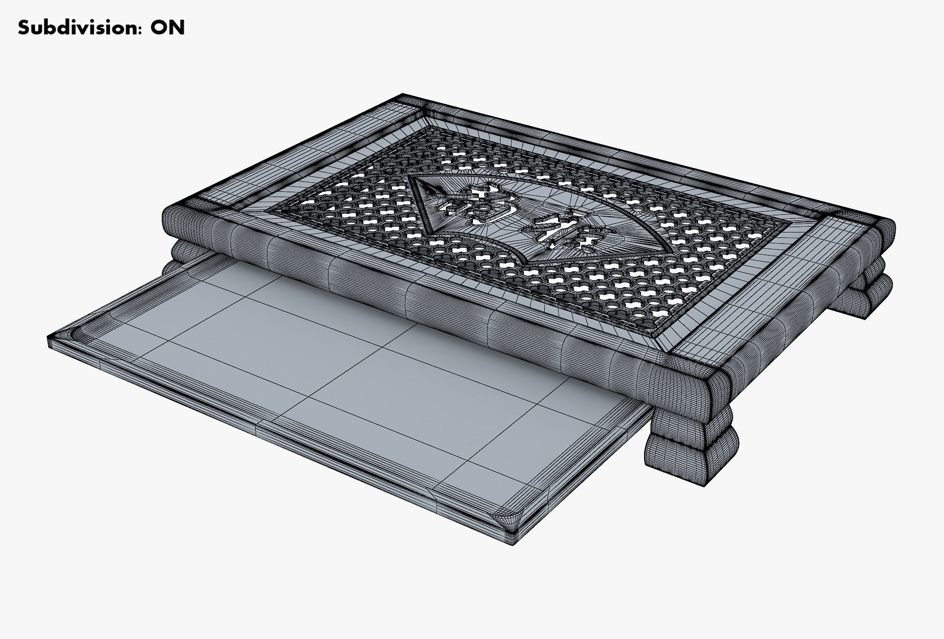 Chinese Tea Table Chaban M 1 3D model_10