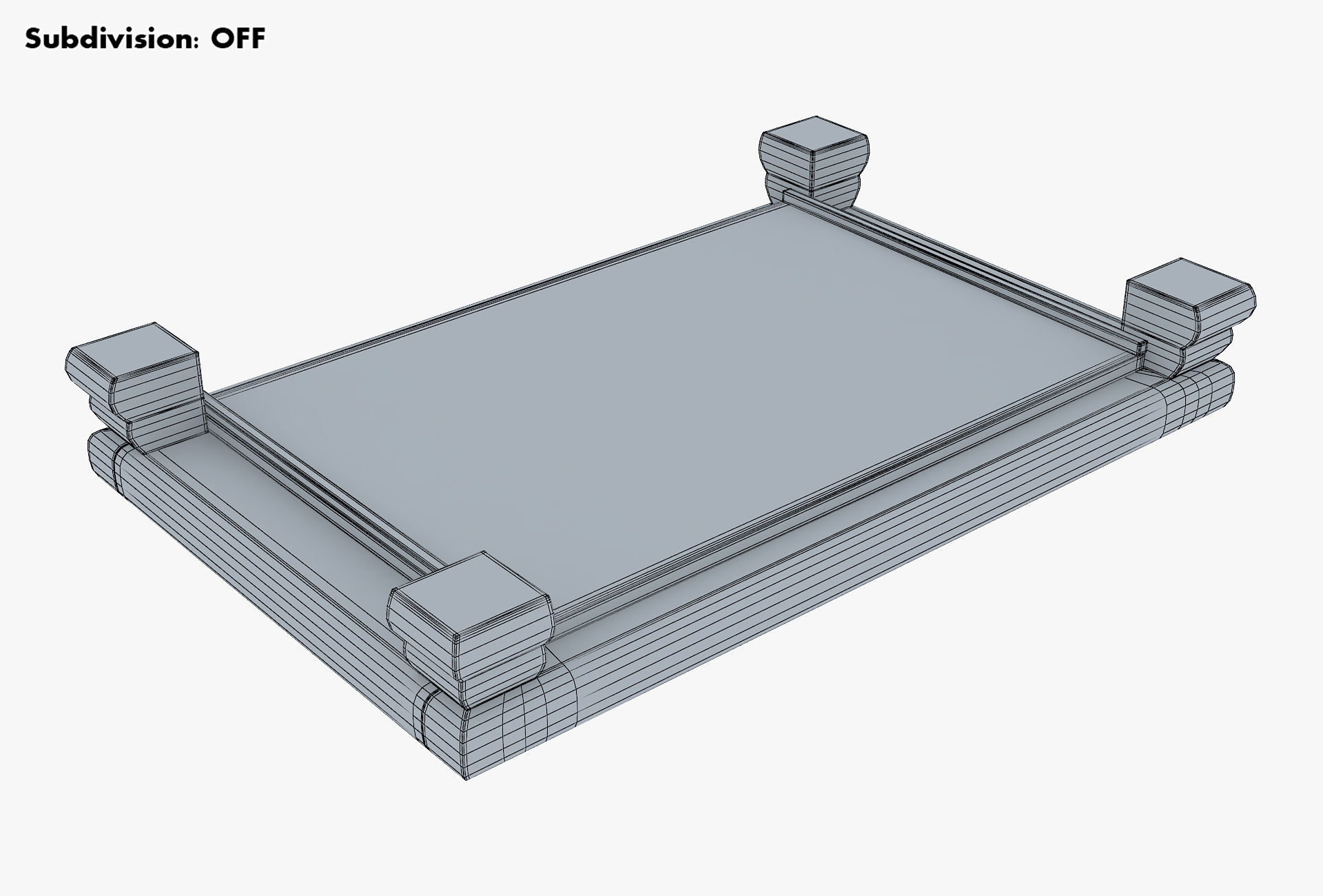 Chinese Tea Table Chaban M 1 3D model_23