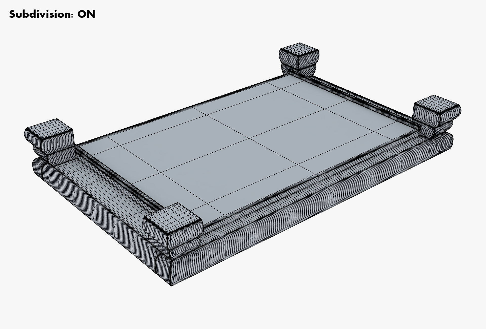 Chinese Tea Table Chaban M 1 3D model_22