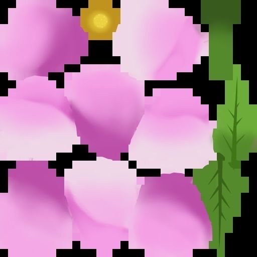 flowers Low-poly 3D model_7