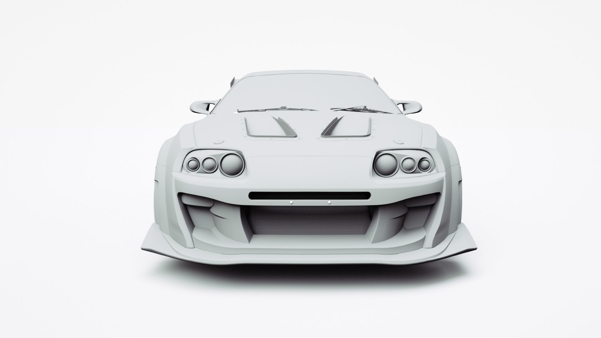 TOYOTA SUPRA 3D model_12