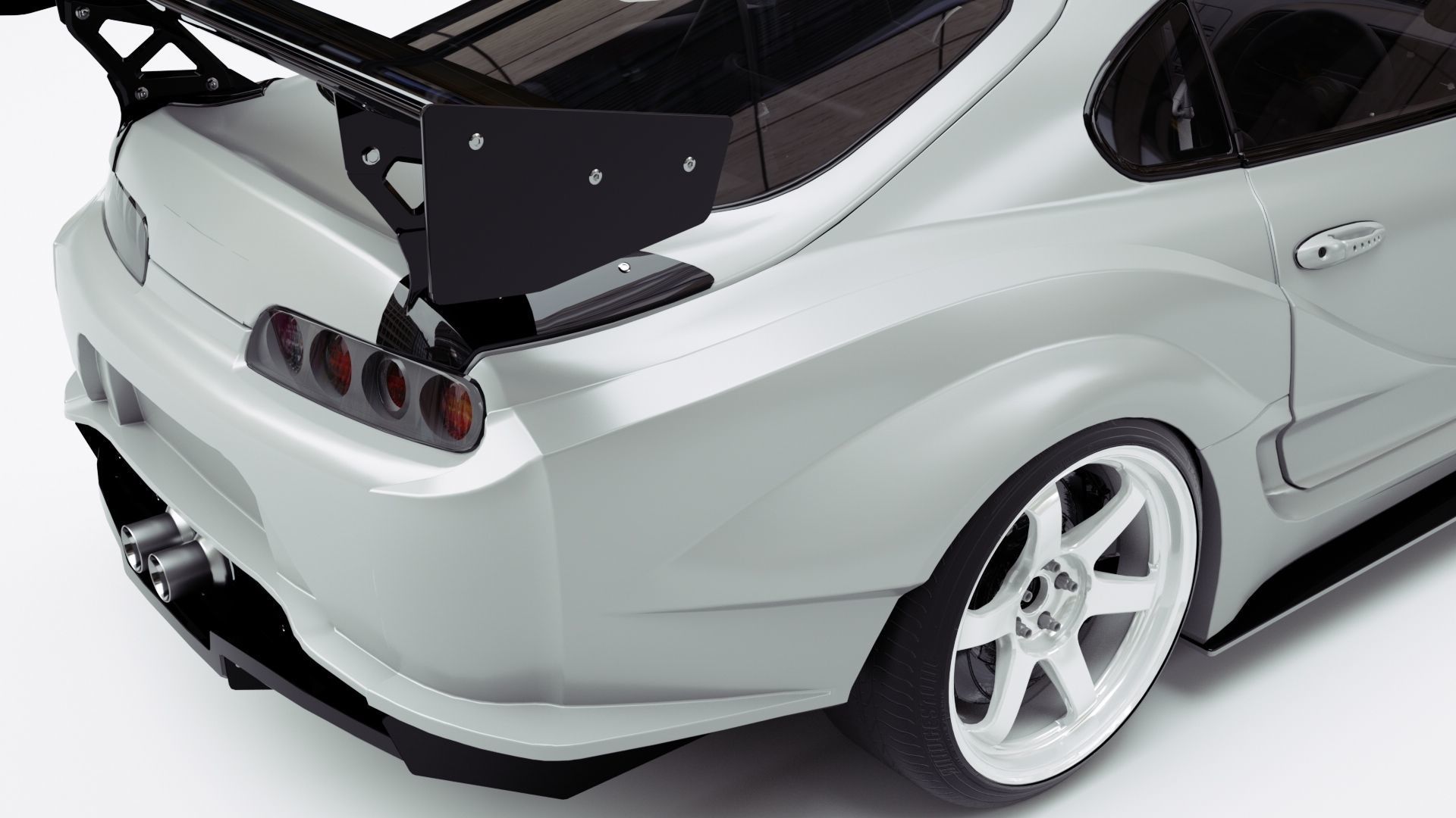 TOYOTA SUPRA 3D model_7