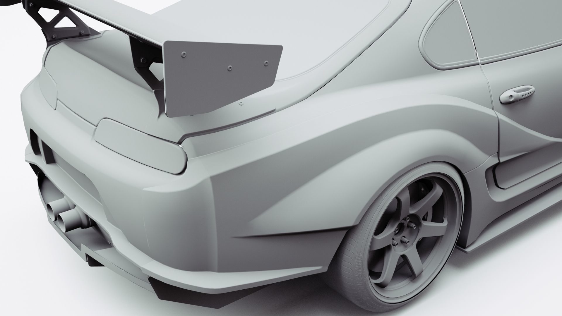 TOYOTA SUPRA 3D model_14