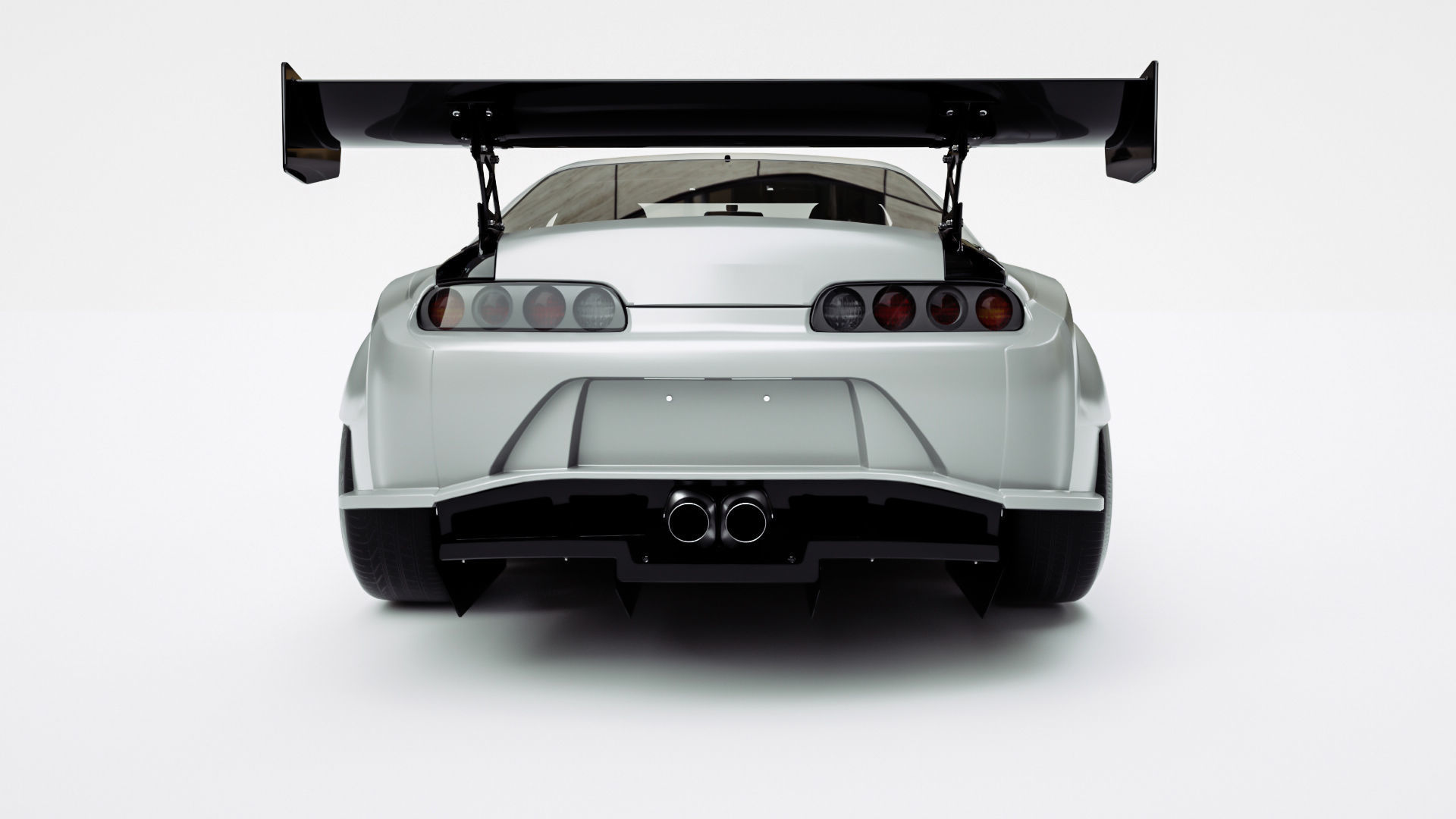 TOYOTA SUPRA 3D model_8