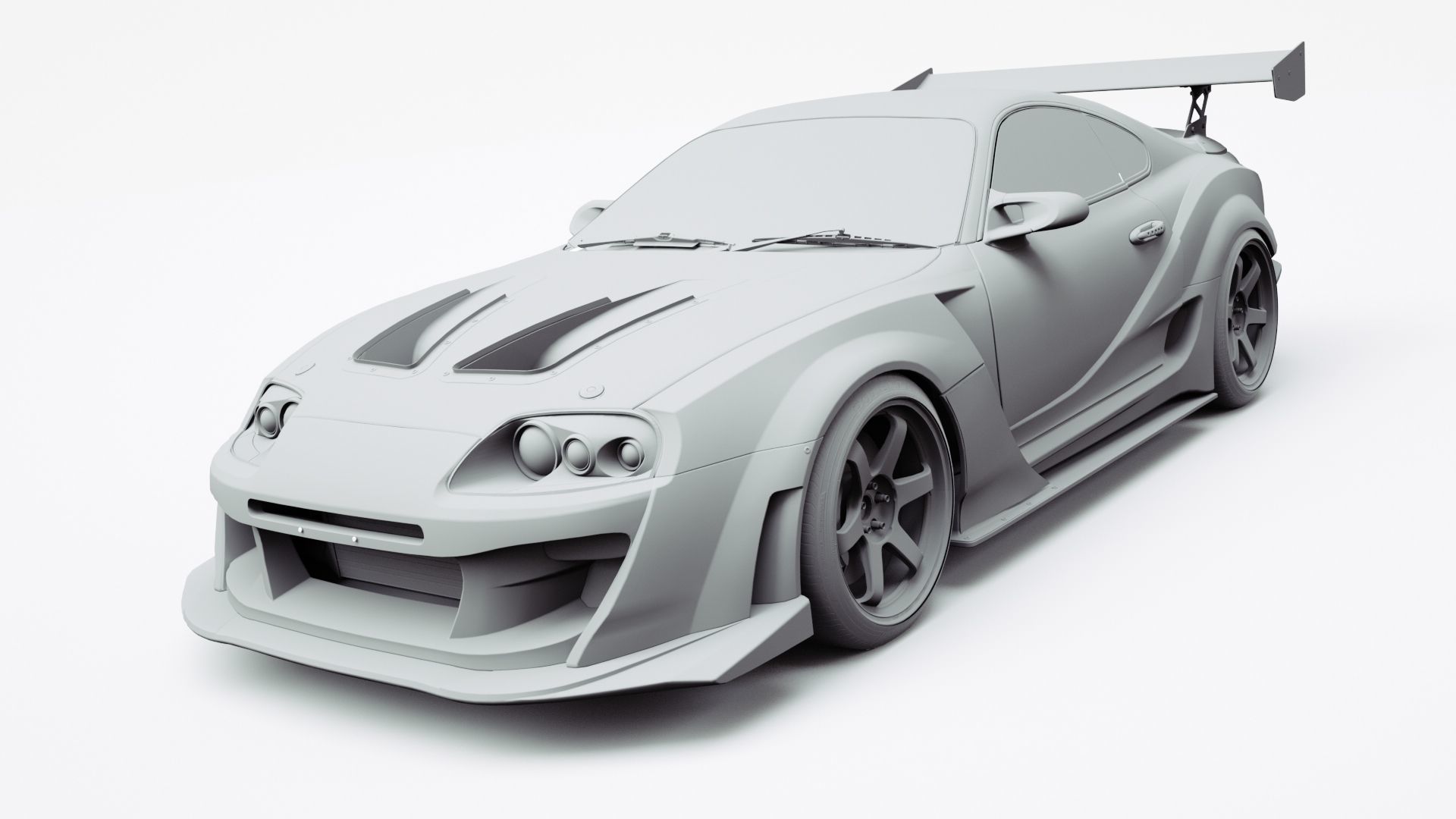 TOYOTA SUPRA 3D model_10