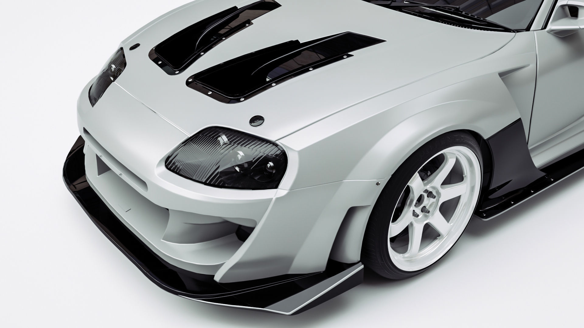 TOYOTA SUPRA 3D model_2