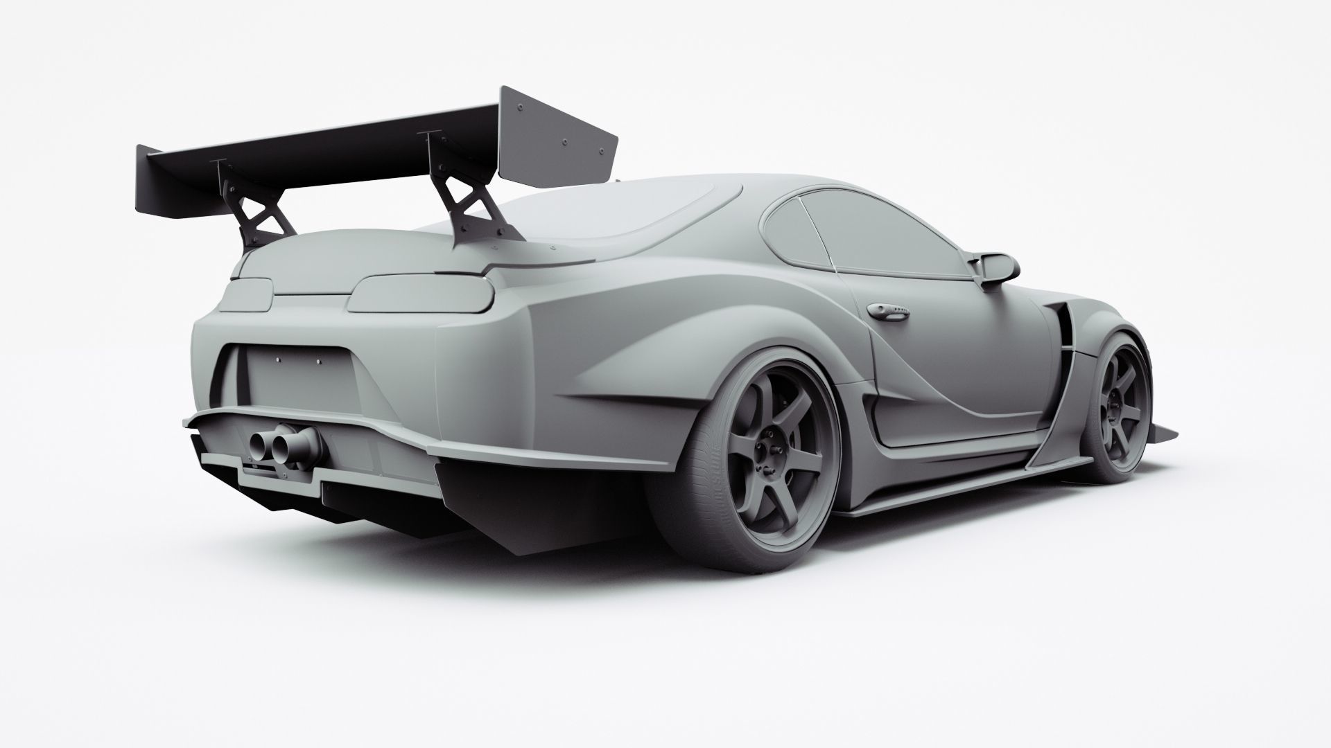 TOYOTA SUPRA 3D model_15