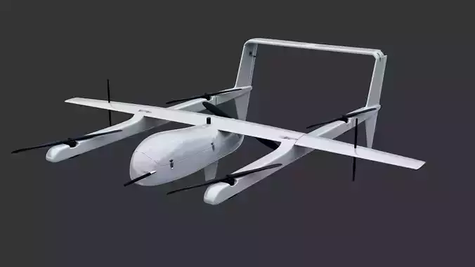 Poseidon UAV 3D Model unmanned aerial vehicle 3D model 3D model