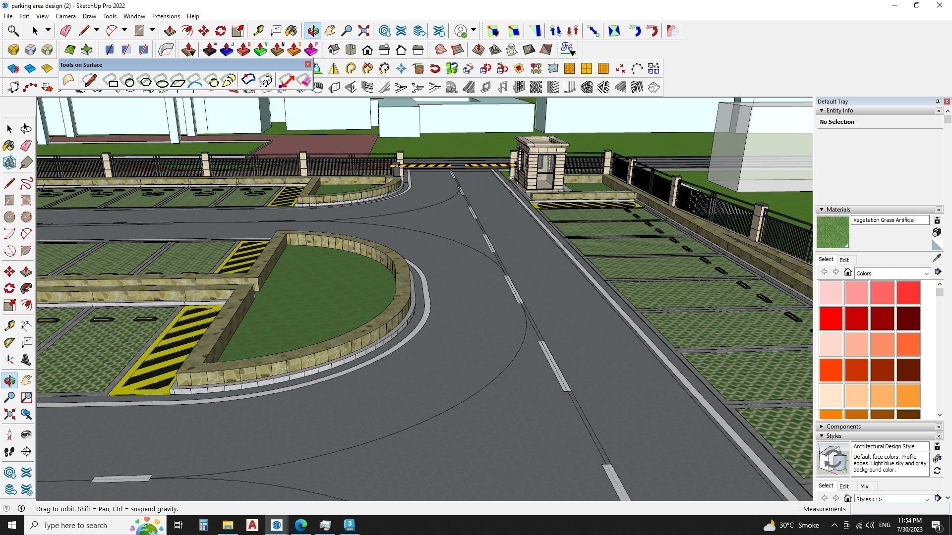 Modern Parking Lot - High-Quality 3D Model 3D model_7