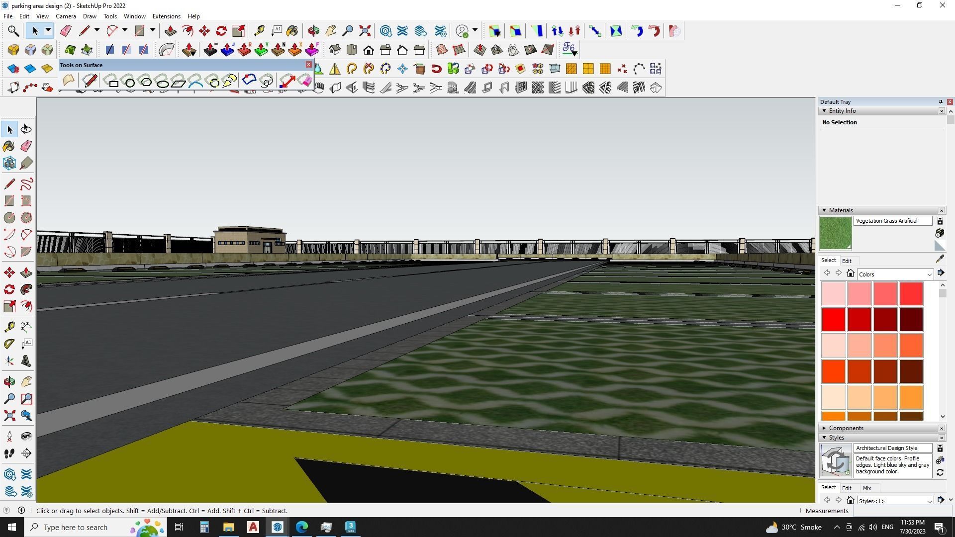 Modern Parking Lot - High-Quality 3D Model 3D model_5