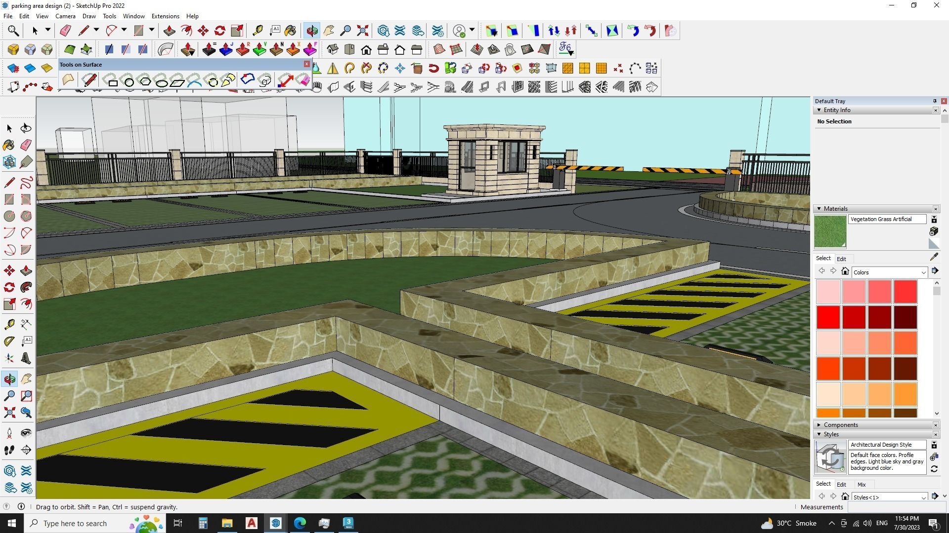 Modern Parking Lot - High-Quality 3D Model 3D model_8