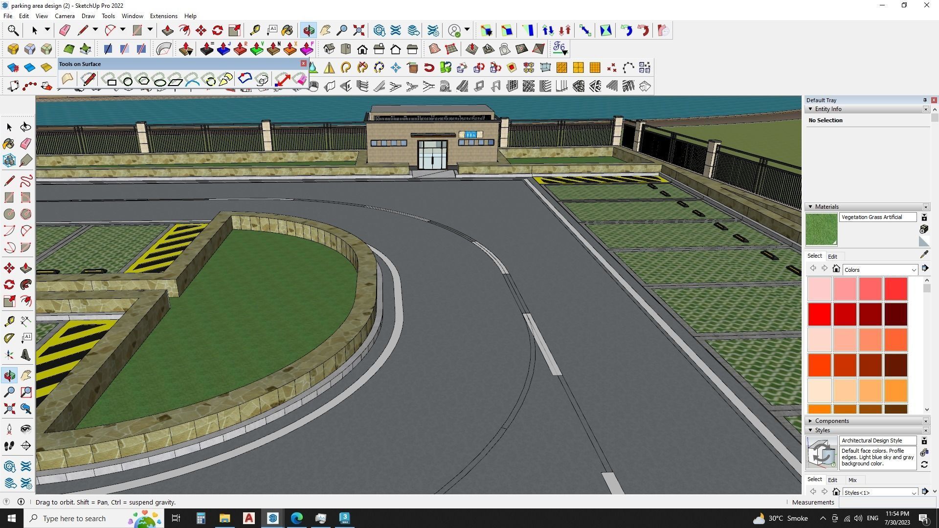 Modern Parking Lot - High-Quality 3D Model 3D model_9