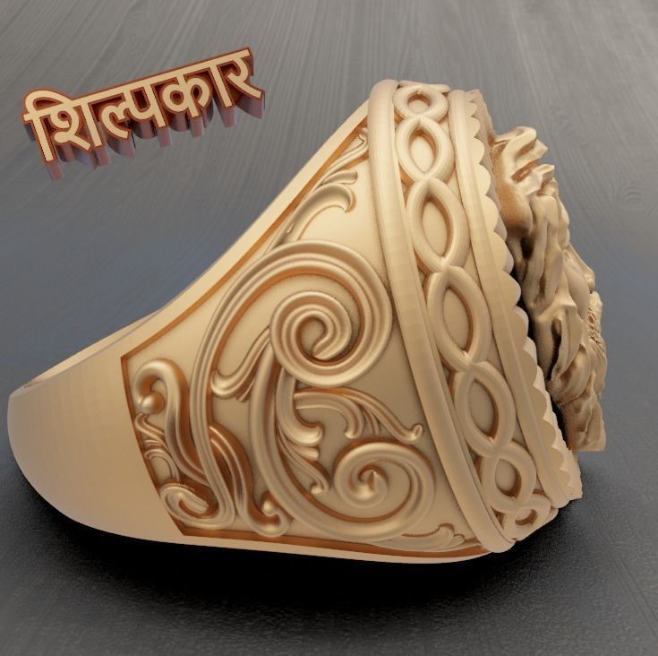 JESUS RING DESIGN - HIGH QUALITY 3D print model_2